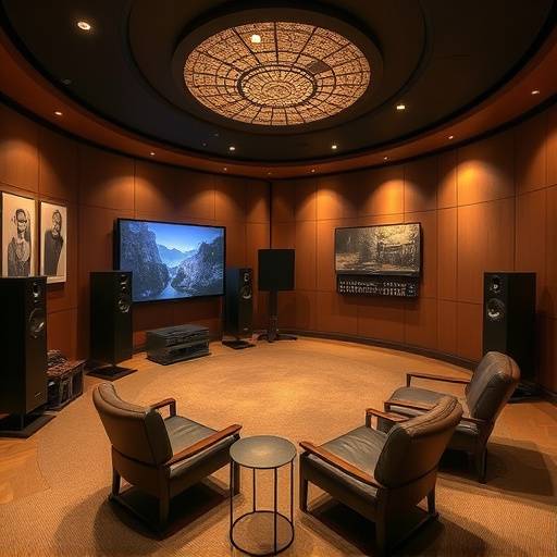 SOUNDSCAPES JAPANのサラウンドサウンドリスニングルーム